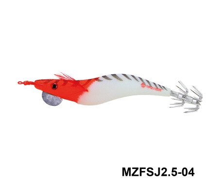 AQUA MARINE - Cloth Squid Jig Lure with Glow (2.5)
